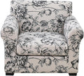 KRFOONN 2 Piece Chair Covers Printed Sofa Covers Couch Covers Washable Armchair Sofa Couch Slipcover Furniture Protector with Elastic Bottom for Living Room (Armchair, Color33), Small