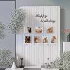 Giftgarden White 8x10 Picture Frame 7 Pack, Modern White Woodgrain 8 by 10 Photo Frames for Wall or Tabletop Display