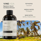 VINEVIDA Caribbean Breeze Fragrance Oil for Cold Air Diffusers - [128 Fl Oz] - Essential Oils for Diffuser Oil Refill & Air Freshener Room Spray