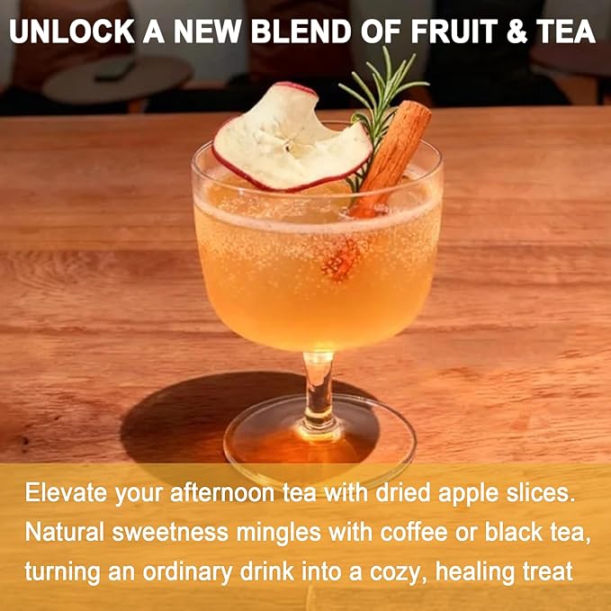 Apple Slices, Dried Apples, Dried Apple Slices, No Added Sugar, Simmer Pot Mix, Potpourri Bowl Filler, Concentrated Apple Flavor & Nutrition, Elevate Cakes, Juice & Home Decor, Fruity Warmth & Sweet Wishes, Resealable Bag, Convenient & Extended Freshness
