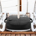 LadyRosian Umbrella Base Weight Heavy Duty Water Weight Bag Side Slot Opening for Cantilever Patio Umbrella, Fits Any Offset