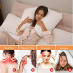Memory Foam Pillows for Sleeping Adjustable Bamboo Blend Breathable Bed Pillow for Side, Back, and Stomach Sleepers Washable Pillow Cover Cloud Nest King Size 18X34 in