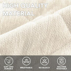 H.VERSAILTEX Couch Cover Chenille Pet Fuzzy Sofa Covers for 3 Cushion Couch Anti Slip Washable Sofa Slipcovers with Strap Soft Couch Protector Cover for Dogs Cats Kids(36" x 82", Ivory)