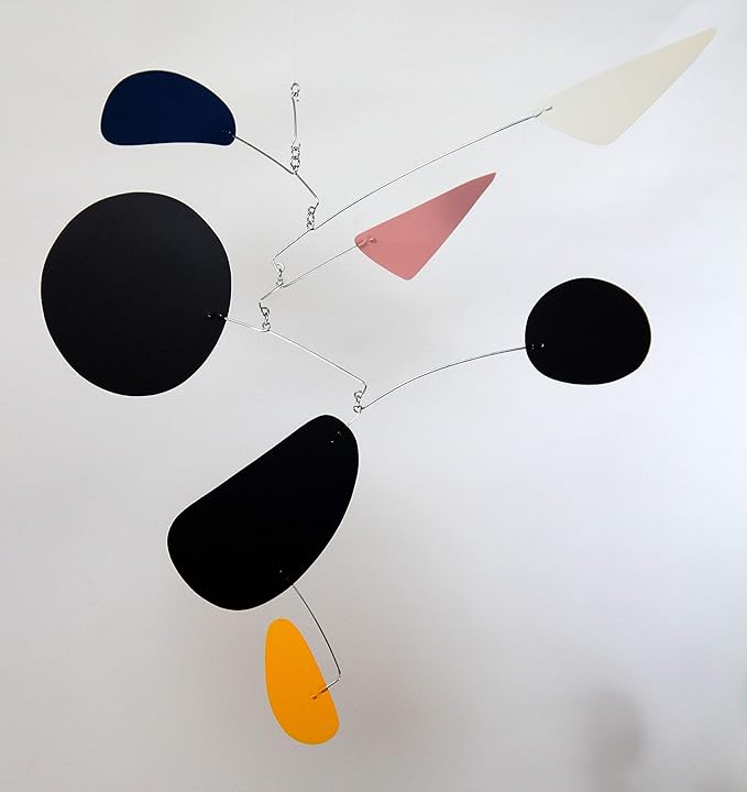 Blue Moon Rising - Hanging Art Mobile | Midcentury Modern Hanging Mobile | Handmade in Portland, OR, by Mark Leary
