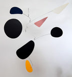 Blue Moon Rising - Hanging Art Mobile | Midcentury Modern Hanging Mobile | Handmade in Portland, OR, by Mark Leary