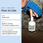 DedCool Room + Linen Spray | 01 Taunt | Luxurious Natural Linen & Fabric Spray | Non-Toxic, Essential Oil Infused | Home, Bedding, Couch, Closet, Bathroom Freshener | 3 fl oz