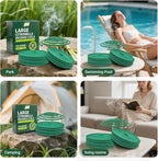 Large Citronella Incense Coil, Made from Natural Plants, Suitable for Outdoor, Living Room, Terrace use (24 Coils and Coil Holder)