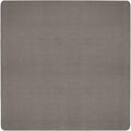 House, Home and More Skid-Resistant Carpet Indoor Area Rug Floor Mat - Gray - 8 Ft X 8 Ft - Non Slip Rubber Backing, Stain Resistant, Dog Friendly, Living Room Bedroom Kitchen Entryway