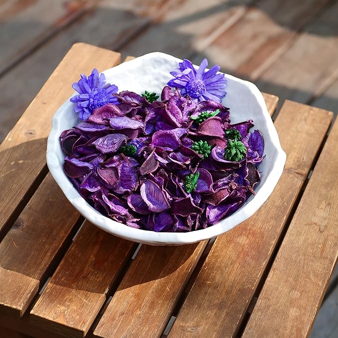 Spring Potpourri Bags, Purple Potpourri Bowl Filler,Lavender Scented Decorative Dried Flower,Home Fragrance Sachet,Vase Decor-Mini