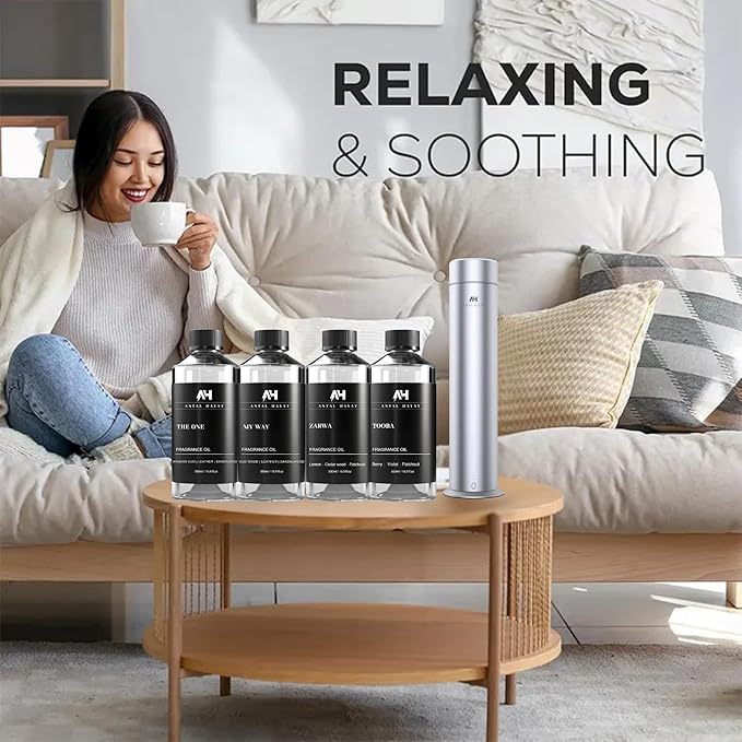 My Way 500mL Essential Oil Scent - Luxury Hotel Inspired Aromatherapy Scent Diffuser Oil - Lush Sandalwood, Warm Virginia Cedar, & Beautiful Iris - Inspired by One Hotel Miami Beach
