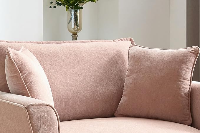 ERYE Living Room Accent Chair, Modern Chenille Upholstered Wider Seat Cushion Leisure Armchair W/2 Pillows and Removable Cover for Home Apartment,Bedroom,Office