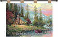 Manual Inspirational Collection 26 X 36-Inch Wall Hanging and Finial Rod, A Peaceful Retreat with Verse by Thomas Kinkade