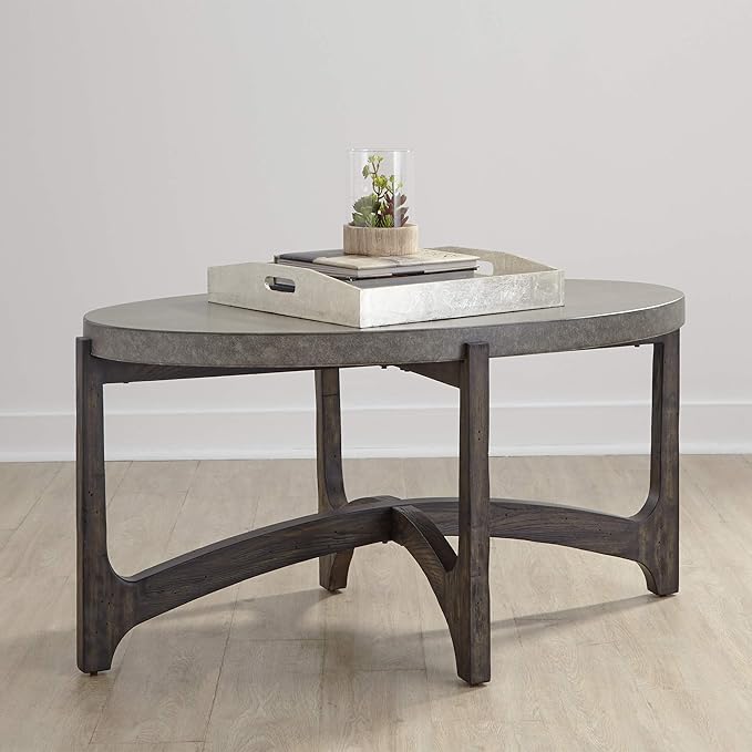 Liberty Furniture Industries Cascade 3 Piece Set (1-Cocktail 2-End Tables), Dark Brown