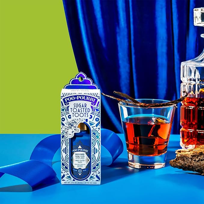Poo-Pouri Before-You-Go Holiday Toilet Spray, Sugar Toasted Toots, 2 Fl Oz - Frosted Vanilla, Coconut and Mint