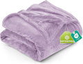 Utopia Bedding Fleece Blanket King Size Lilac 300GSM Luxury Fuzzy Soft Anti-Static Microfiber Bed Blanket (90x102 Inch)