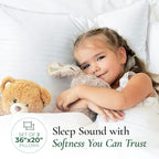 Fern and Willow Premium King Size Bed Pillows - Set of 2, 36"x20" - Luxurious Ultra-Soft Cooling Pillow - Hotel Quality, Down Alternative Fill, Medium Firm Support for Side, Back & Stomach Sleepers