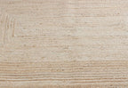 Scalloped Jute Rug, Hand Woven Runner Area Rug, 5x10 Ft Beige & Multicolor Braided Natural Sisal Kilim Rugs for Living Room, Kitchen, Entryway, Farmhouse