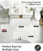 ILANGO White Bathroom Rugs 60" × 24" Non Slip & Super Absorbent Extra Thick Soft, Washable Bath Carpet Runner for Floor, Microfiber Plush Shaggy Bath Mats with Rubber for Bedroom Bathtub Shower Room
