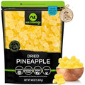 NUT CRAVINGS - Dried Pineapple Chunks, Lightly Sweetened (48oz, 3 LB) Tu Bishvat Favorite - Sweet Healthy Snack, Vegan, Kosher, Resealable Bag