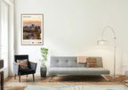 StudioUBILA Richmond Wall Art Poster, Decorative Cityscape Landscape Art Prints, Home Decor Wall Art Print for Bedroom Living Room Kitchen Decorations, Unframed