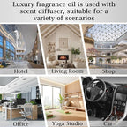 Luxury Hotel Scent My Way Oil Diffuser Refill Kit | Long Lasting Essential Oil for Large Room, HVAC & Car Waterless Fragrance Diffusers| Nanotech Formula| Spa Calming Aromatherapy Oil (20ml/0.7FL oz)