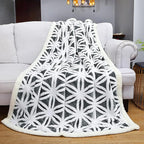 LOMAO Sherpa Fleece Blanket Fuzzy Soft Throw Blanket Dual Sided Blanket for Couch Sofa Bed (Dark Grey, 60''x80'')