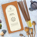 Opium Incense Sticks, Organic Hand Dipped 100 Sticks with Natural Herbs & Aromatic Ingredients, Burn Time 45 to 60 Minutes, Incense for Positivity, Yoga, Meditation, Relaxation, Spiritual Gift