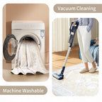 Machine Washable Rainbow Rugs Bedroom Fluffy Plush Soft Area Rugs Rainbow Sunshine Sun Print Living Room Non-Slip Indoor Flooring Kids Girls Boys Home Decor Aesthetics 3x4ft