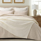 EVERGRACEHOME Chunky Chenille Knit Throw Blanket for Couch, Soft Luxurious Moss Stitch Blankets for Bed, Cozy Decorative Farmhouse Knitted Throws for Sofa, Ivory White, 60" x 80"