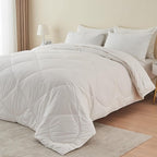 Down Alternative Duvet Comforter 100% Peruvian Alpaca Wool Fill - All-Season Hypoallergenic Thermal Control - All natural sustainable, Twin/Twin X-Large
