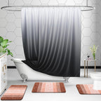 OLANLY Bathroom Rug Set 2 Piece, Soft Absorbent Microfiber Bath Mats and U-Shaped Contour Toilet Rug, Non-Slip, Machine Wash Dry, Plush Shaggy Bath Mats for Bathroom (30"x20"+24"x20", Orange)