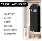 Simple Houseware 2 Pack 60'' Travel Garment Bag for Suits, Dresses, Coats, Tuxedos, Heavy Duty 300D Polyester