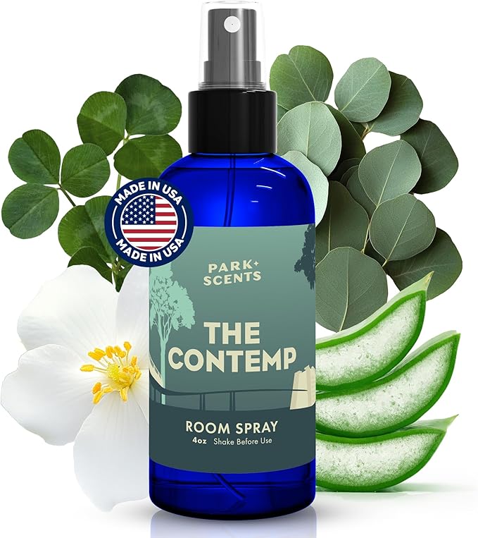 Park Scents The Contemp – Theme Park Resort Inspired Hotel Fragrance Room Spray – Clover, Aloe & Jasmine – Luxury Air Freshener Spray – Birthday Gifts for Women, Sister, Hostess, Best Friend (4oz)