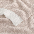 WRENSONGE Throw Blanket Cationic Dyeing Taupe Soft Cozy Fluffy Warm Hand Made Throw Blankets for Couch, Sofa, Chair, Bed, Camping, Picnic, Travel Lightweight Bed Blanket - 50"*60"