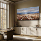 GAIDUOMAI Large Wall Art Landscape Paintings Ocean Wall Prints for Bedroom Flower Field Rustic Posters for Room Aesthetic 29x58 Inch Office Artwork