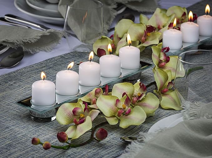 Bolsius White Pillar Candles – 2x3 Inches – 20 Pack Unscented – Premium European Quality – Dripless, Smokeless, and Clean Burning Household Candles – Perfect for Wedding, Party, Dinner, And Home Décor