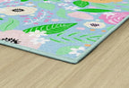 Flagship Carpets Schoolgirl Style Pretty in Pastel Floral Rug Educational Area Rug for Kids Room, Children's Classroom Rug for Teaching and Playroom, 5' X 7'6"