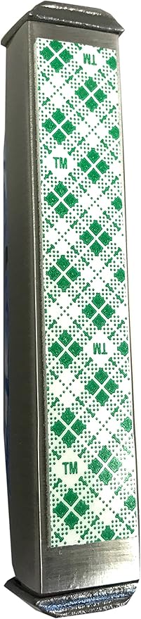 Sparkling Art Glass Mezuzah - Easy Mount Indoor or Outdoor - Weatherproof Metal Case - Gift Box and Non-Kosher Scroll Included - Hand Made in USA - Guaranteed for Life! (Mauve)