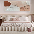 Art Minimalist Abstract Oil Painting Heavy Textured Canvas Wall Art Living Room Bedroom Wall Large Art Deco Oil Painting 24x60 inches