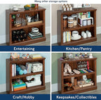 Sauder Miscellaneous Storage 2-Shelf Bookcase/ Book Shelf, Washington Cherry finish
