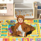 ABC Alphabet Rugs for Kids Toddler, Baby Play Mat for Floor, ABC Carpet for Playroom, Alphabet, Numbers, and Shapes Activity Educational Non Slip Floor Mats for Children Bedroom (40"x60")