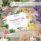 Essential Oils Set, Aromatherapy Essential Oil Kit for Diffuser, Massage, Skin Care (26 x 5ml) - Eucalyptus, Lavender, Tea Tree, Peppermint, Lemongrass, Frankincense, Cinnamon, Sandalwood