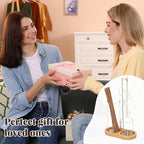 2-in-1 Glass Incense Burner with Ash Collector and Incense Stick Storage Upside Down Hanging Incense Holder, Anti-Splashing Design, Perfect for Meditation, Yoga, Spa, and Home Decoration