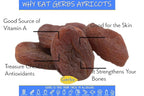 Gerbs Dried Apricots 4 lbs. | Unsulfured, No Artificial Additives, Resealable Bag | Naturally Sweet & Chewy | Top 14 Allergen-Free