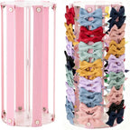 Bow Organizer for Girls - Large Capacity Hair Clip Organizer, Effortless Hair Bow Holder for Home Dresser, Perfect for Gifting, Essential Storage Solution for Girls