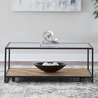 Liberty Furniture Bedford Cocktail Table for Living Room - Weathered Oak