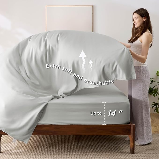 Bedsure Queen Comforter Set - 7 Pieces Reversible Burnt Orange Bedding, Queen Size Bed Set for All Seasons, Bed in a Bag with Down Alternative Comforter, Sheets, Pillowcases & Shams