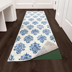 Veken Runner Rug Pad Gripper for Hardwood Floors, Non Slip 2x6 Ft Dark Green Rug Pads for Area Rugs, Thick Rug Grippers for Tile Floors, Under Carpet Anti Skid Mat, Keep Your Rugs Safe and in Place
