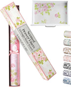 Drawer Liners for Dresser - 14" x 19.5" (Vintage Charm) Vintage Rose Scented Paper Liner for Bedroom & Bathroom Drawers - Non-Adhesive Shelf Paper for Cabinets - Pack of 6