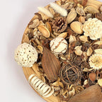 Spring Potpourri Bag,Magnolia Scented Potpourri Bowl Filler, White Decorative Dried Flower, Bathroom Vase Decor(20 oz)